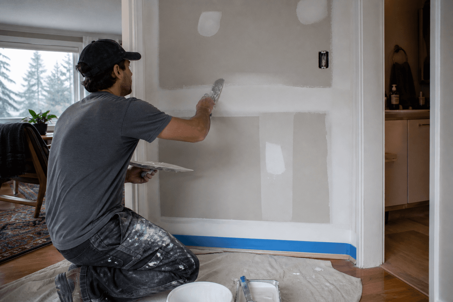 Drywall Repair After Pipe Replacement in Burnaby — poly b plumbing specialists